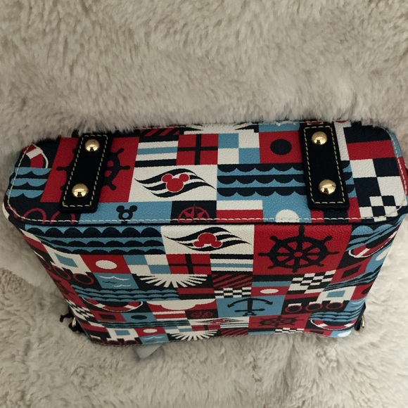 Dooney & Bourke Disney Nautical Crossbody Bag - Red, Blue, Black - Picture 5 of 6